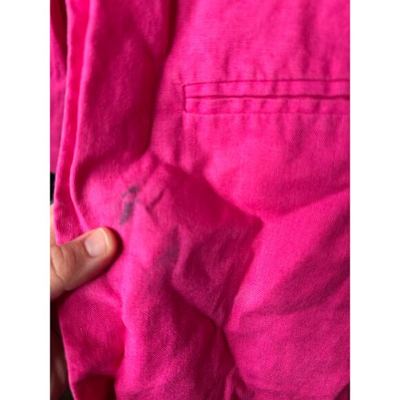 EUDON CHOI Collective Hot Pink Oversized Side Cutout Ring Blazer Coat Size 0 - Picture 6 of 11